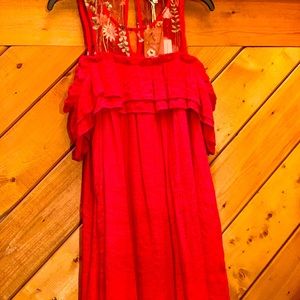 Women Small Red Dress.